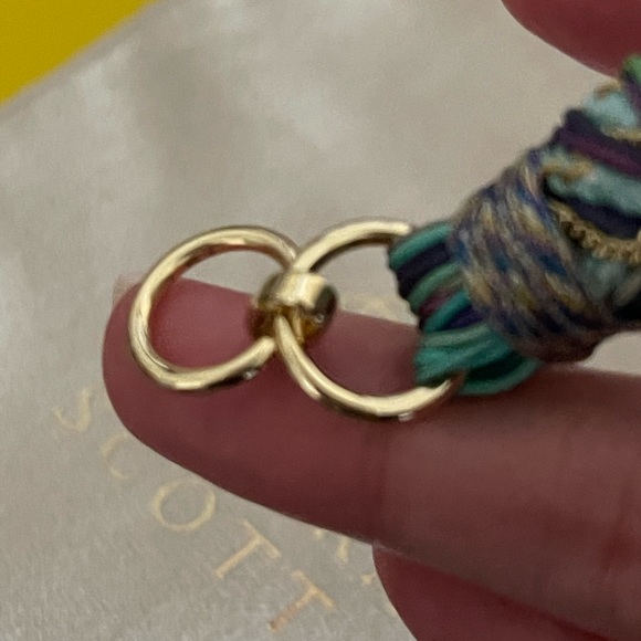 Kendra Scott Massie set: open frame earrings with bracelet - Picture 5 of 7